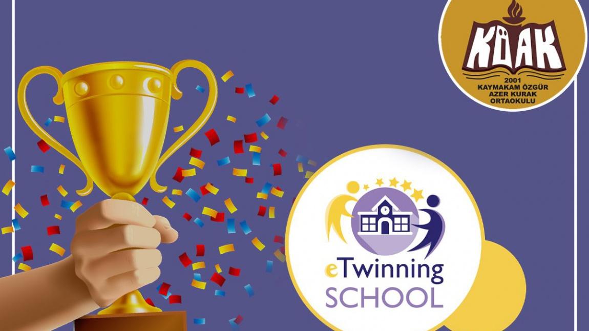 eTwinning Okul Etiketi 3. kez Kaymakam Özgür Azer Kurak Ortaokulu'nun!